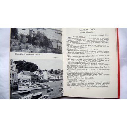 1960’s Ward Lock Guide To SOUTH CORNWALL