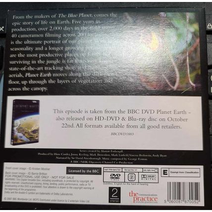 Planet Earth DVD Promo The Mail Jungles David Attenborough BBC