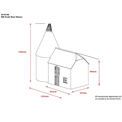 Bachmann Scenecraft 44-0146 Oast House OO Gauge - NEW