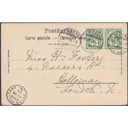 Nationalquai, Luzern, 1904 - Goetz AK