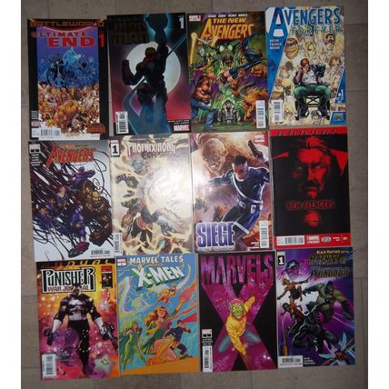 Mixed Lot Marvel Comics All #1's Avengers Iron Man Siege Phoenix Song Punisher