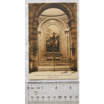 vintage postcard San Francisco El Grande, Madrid ref.5