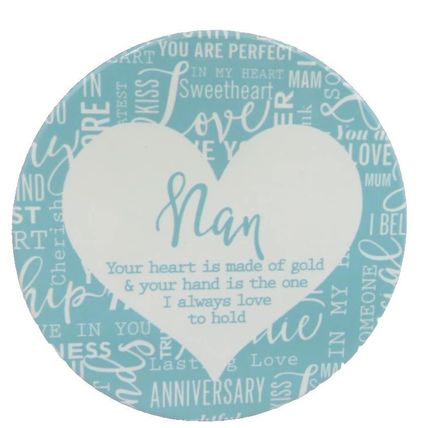 Nan Mug & Coaster Set 8.3 CM Microwave & Dishwasher Proof Gift Home Decor