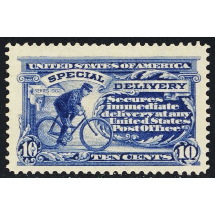 E8, Mint VF VLH 10¢ Special Delivery - Very Fresh! - Stuart Katz