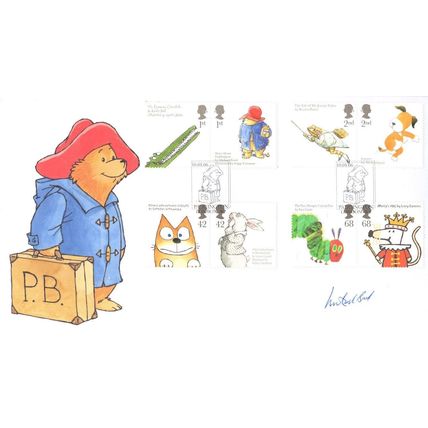 Michael Bond A Bear Called Paddington Book Author Hand Signed RARE FDC