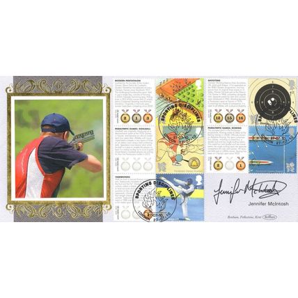 Jennifer McIntosh Book Author Rifle Olympic Games Shooter Hand Signed FDC