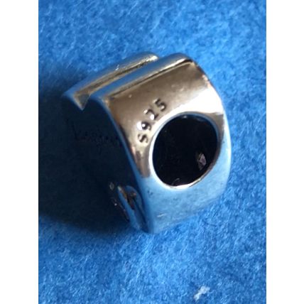 Genuine 925 Silver Daughter charm comes in a cute velvet pouch free UK delivery
