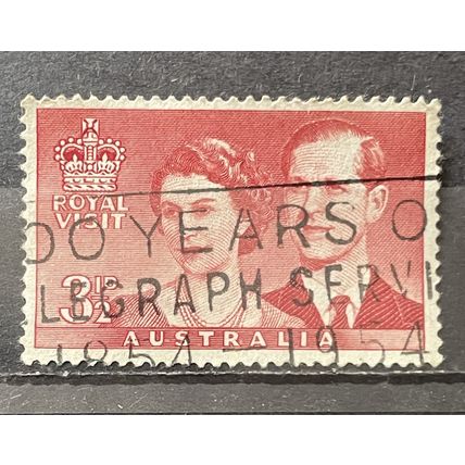 AUSTRALIA 1954 SG 0272 USED #3