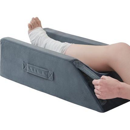 JOYWOO Memory Foam Leg Elevation Pillow - Post-Surgery, Knee and Ankle Injuries,