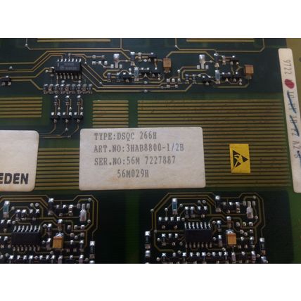 ABB DSQC 266H ROBOTIC SERVO DRIVE,ACC 49M0-29AB CAD606, 3HAB8800-1/2B,ED