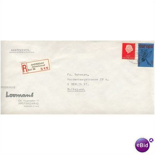 Netherlands 1965 - SG 783 + ? commercial cover 27