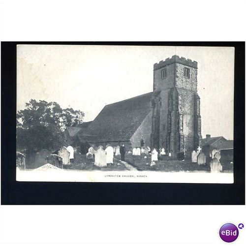 Sussex LYMINSTER Church Postcard