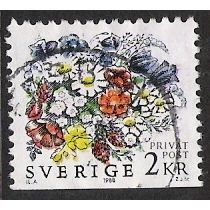 Fa 1508: 2 Kr. multicoloured Swedish Midsummer: Midsummer Flowers.