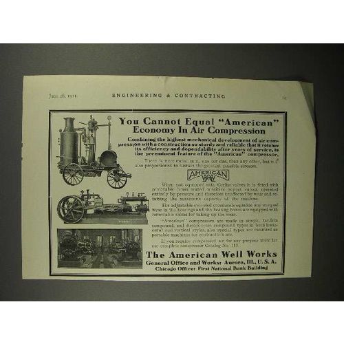 1911 American Well Works Air Compressor Ad!