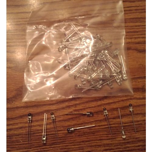 Lot of 68: Hewlett Packard HLMP-3950 LEDs :: FREE Shipping