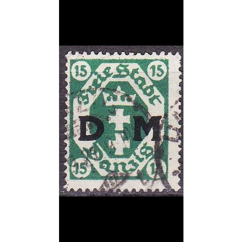 GERMANY REICH Danzig [Dienst] MiNr 0003 ( OO/used )