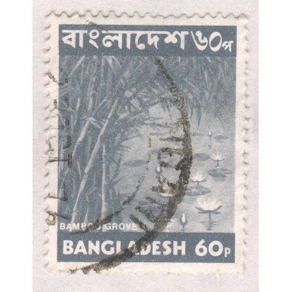 Bangladesh 1976 - 60d grey - Bamboo grove - used