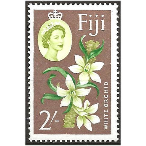 Fiji 1962 SG319 2/- Yellow-Green, Green & Copper Unmounted Mint ....