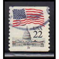 Used 2115av 22c U.S. Flag Fine CNS 22 PA5800