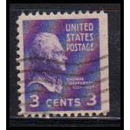 Used 807 3c Thomas Jefferson Fine BPS W3815