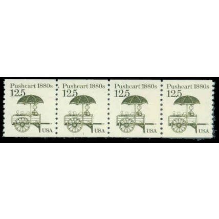 2133 12.5c Pushcart Fine MNH Dry Gum PNC 1/4 R0485
