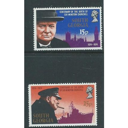 south georgia churchill sg40 sg 40 mnh set