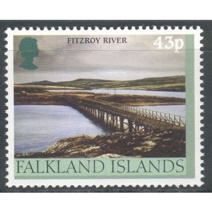 Falkland Islands 2000 - 43p Fitzroy River Bridge