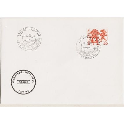 Switzerland. Cover. 1979 (Werbedatumstempel).(Degersheim) Used/Unaddressed
