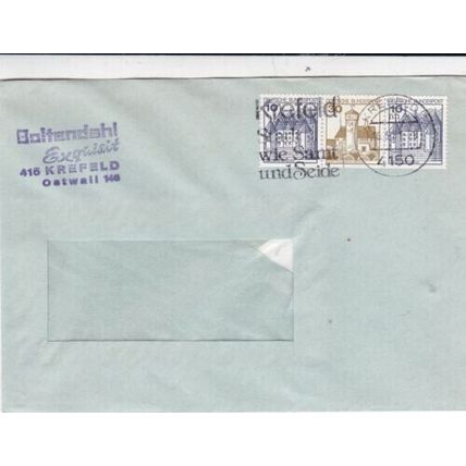 Germany 1981 Baltendahl Exquisit Krefeld Cover Krefeld Slogan Cancel VGC
