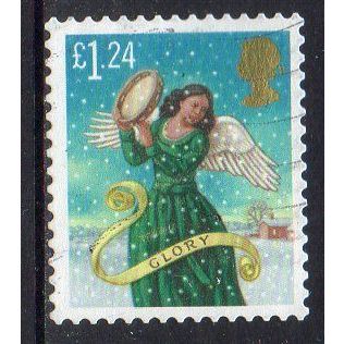 GB 2007 Christmas - Angel Playing Tambourine £1.24 Used