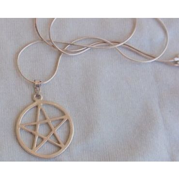 Peace silver pendant A