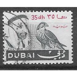 DUBAI Faucon 35 DH OBLITERE ( USED )