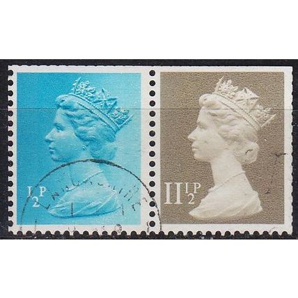 ENGLAND GREAT BRITAIN [Zdr] W073 ( O/used ) Machin se-tenant