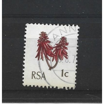 SouthAfrica.SG277 1c Kafferboom Flower.Fine Used.Aug25b