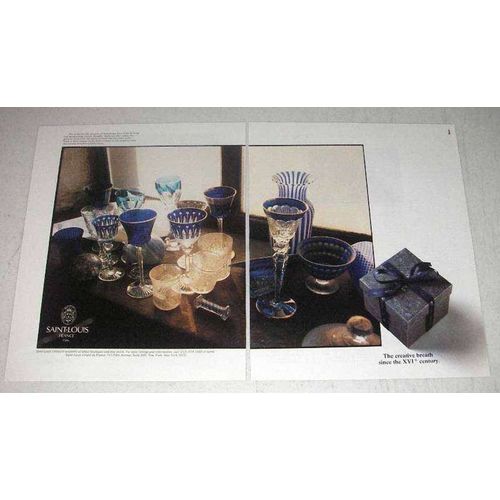 1990 Saint-Louis Crystal Ad - The Creative Breath