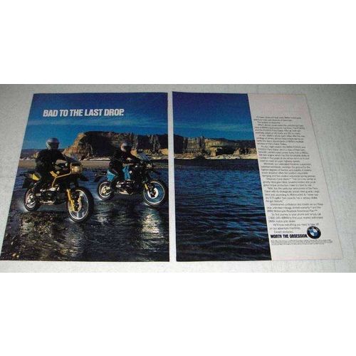 1991 BMW R100GS and R100GS Paris-Dakar Motorcycles Ad