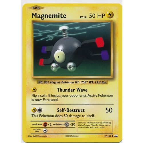Pokemon XY Evolutions 37/108 Magnemite