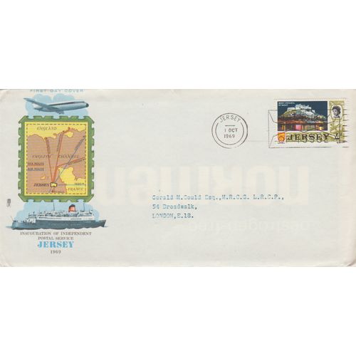 Jersey 1969 Inauguration of Independent Postal Services special cover see others