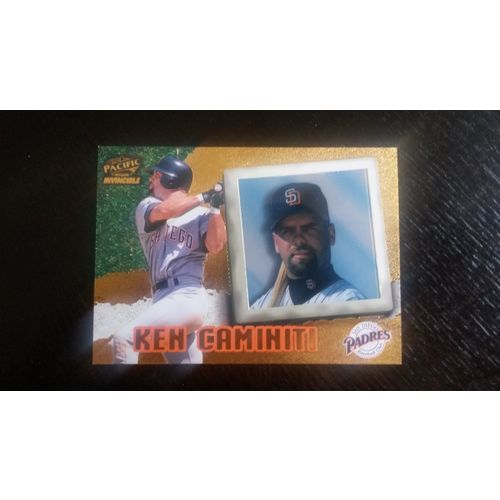1998 Pacific Invincible Card # 137 Ken Caminiti Ex (5) San Diego Padres