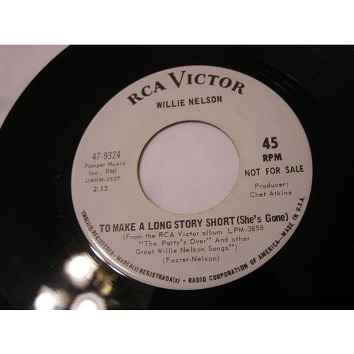 Willie Nelson Promo 45-SAN ANTONIO/TO MAKE A LONG STORY SHORT(SHE'S GONE)