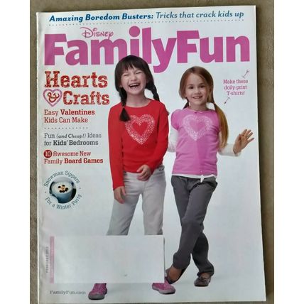 Disney FamilyFun Magazine February 2012