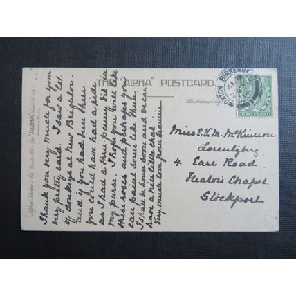 C Klein Artist Signed Floral Vintage Postcard #2