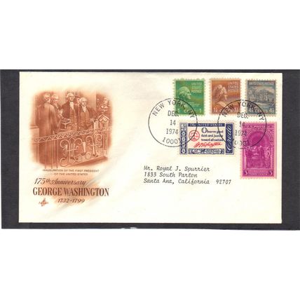 Event Art Craft 175 Anniv 804 805 809 854 1139 Wash (Cachet-Typed/A) CV41818