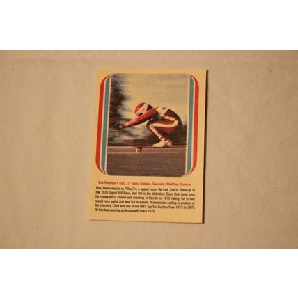 Bob Madrigal ISA 1977 Donruss Skateboard STICKER