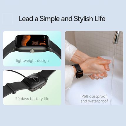 Haylou GST Smart Watch Fitness Tracker Blood Pressure Heart Rate Sports Watch