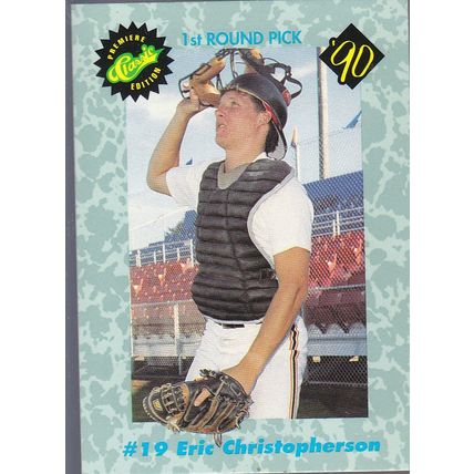 19 Eric Christopherson 1990 Classic Draft Picks Baseball NEW