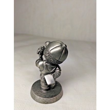 "Report Card Day" Figurine Bear - Fine Pewter AVON 1984 - Fast Free Shipping!