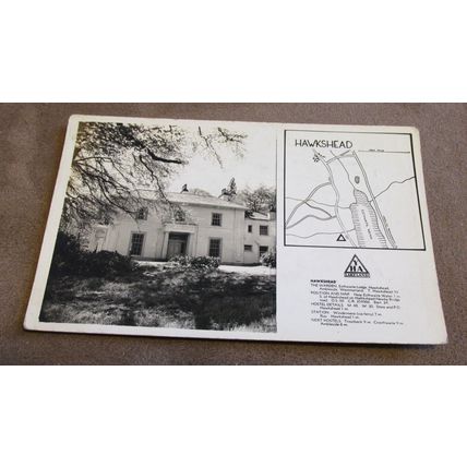 1950s Real Photo Postcard - Youth Hostel, Hawkshead - Cumbria / Lake District