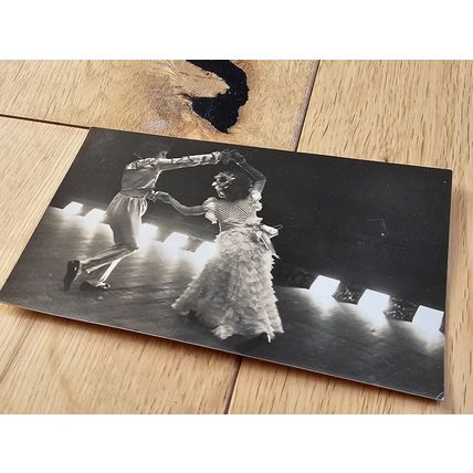 Girl boy dancers, Norwich Theatre 1920s musical, fashion, social history RPPC