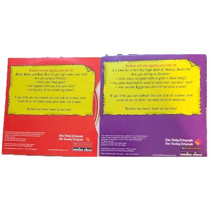 Blood Bones & Measly Medicine CD Audiobook Promo The Telegraph Horrible Science